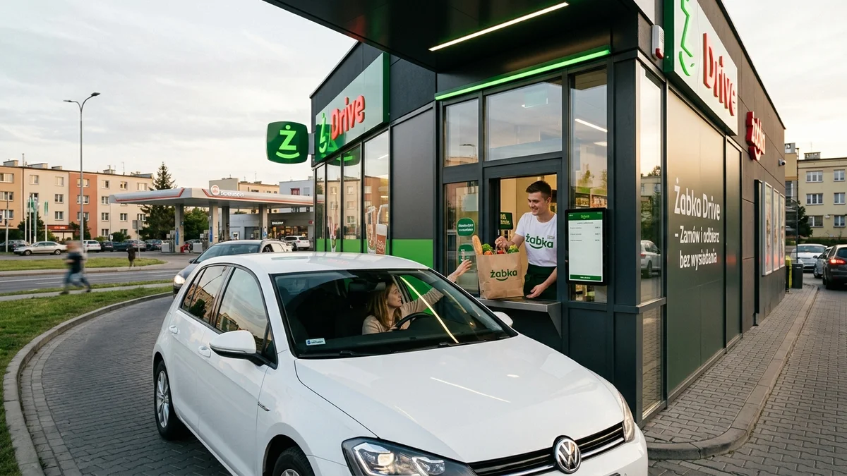Żabka Drive: zakupy z samochodu bez wychodzenia – jak to działa