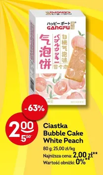 Ciastka Bubble Cake White Peach