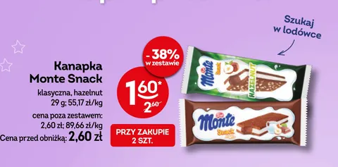 Kanapka mleczna MONTE